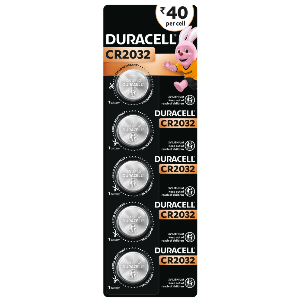 5 x Energizer + 5 x Duracell CR2032 3 Volt Lithium Coin Cell Batteries (10  Total)