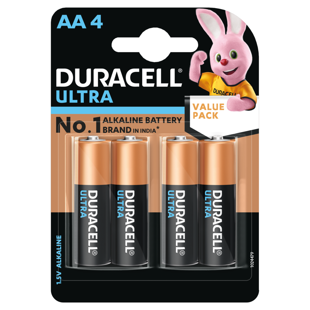 Duracell Rechargeable AAA HR03 750mAh Rechargeable Batteries | 4 Pack