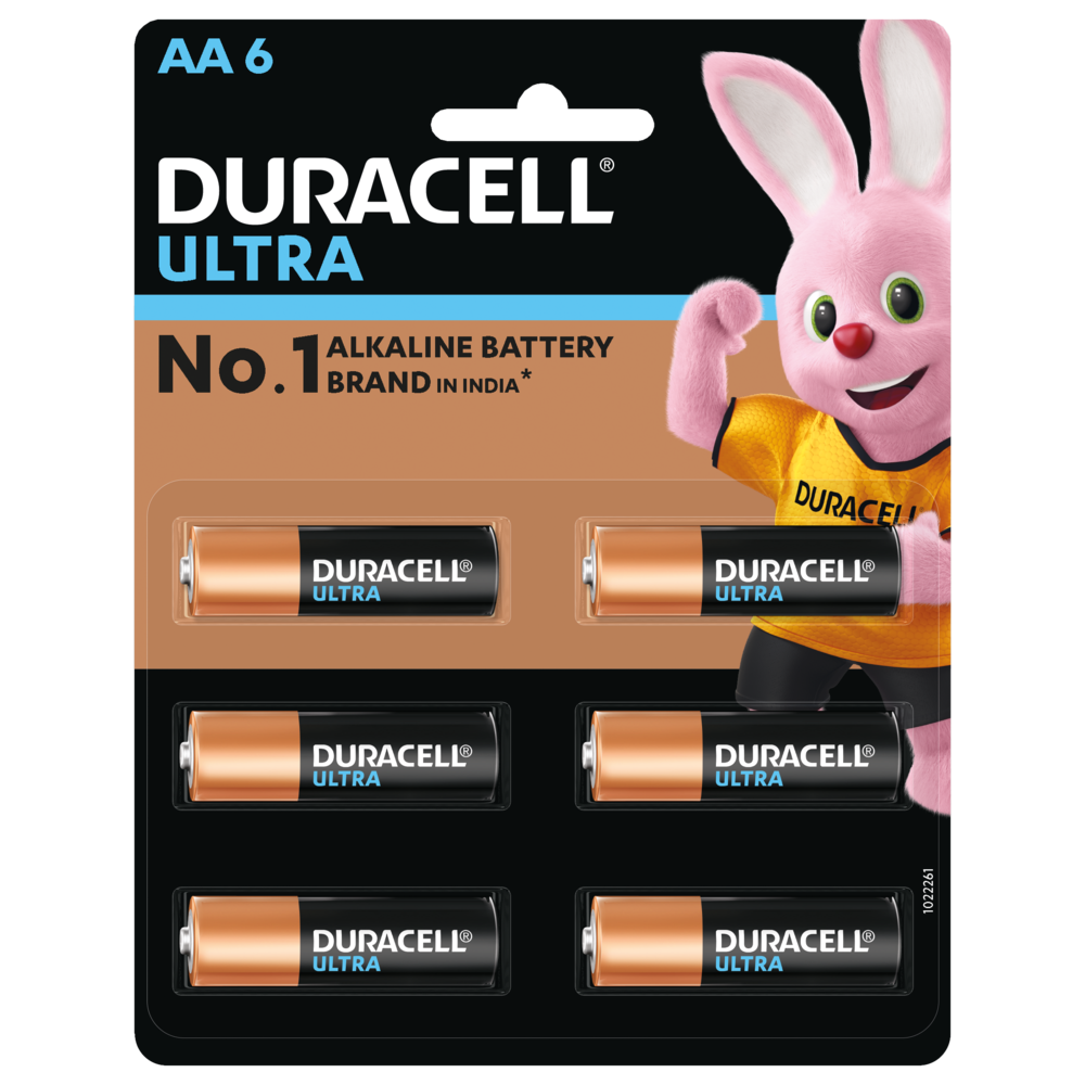 Pile rechargeable Duracell 4x AA 1300mAh Plus