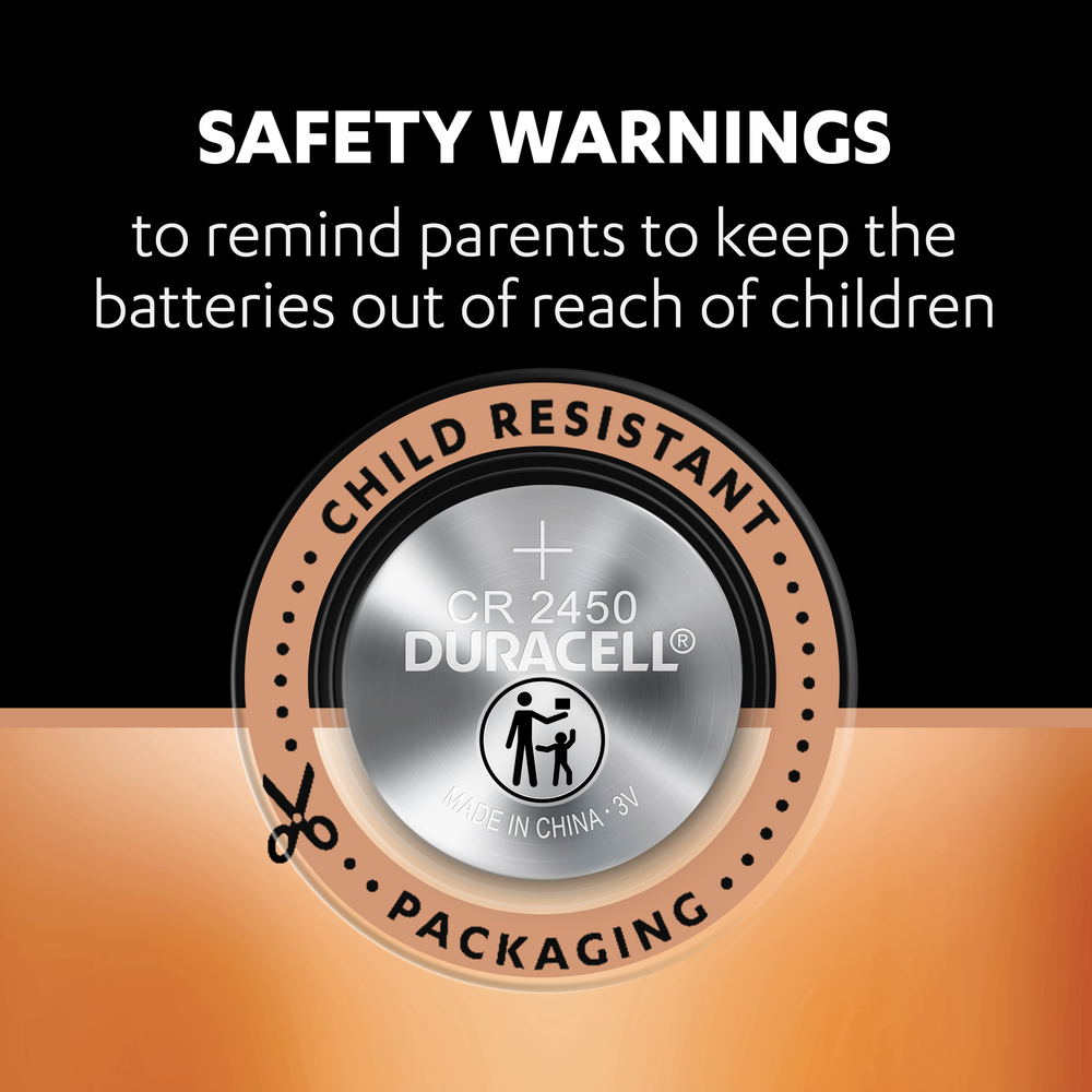 Duracell - 2450 3V Lithium Coin Battery - long India